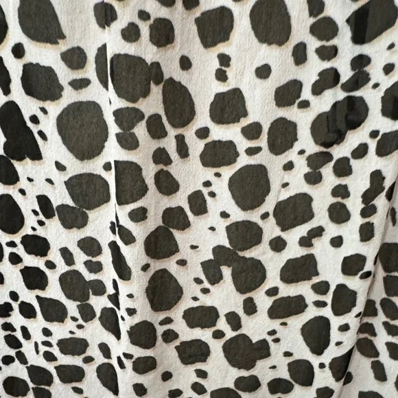 Sanctuary EUC❤️Black and Tan Patterned Peasant Blouse - Picture 5 of 8